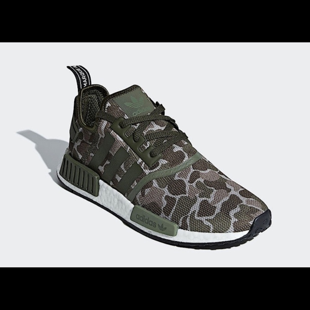 ADIDAS NMD R1 CAMO PATTERN SNEAKERS WORKOUT SHOES ADIDAS ORIGINALS